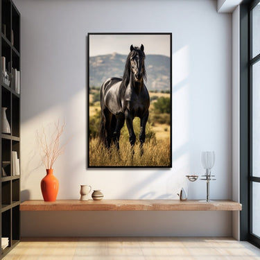 Friesian Horse Painting